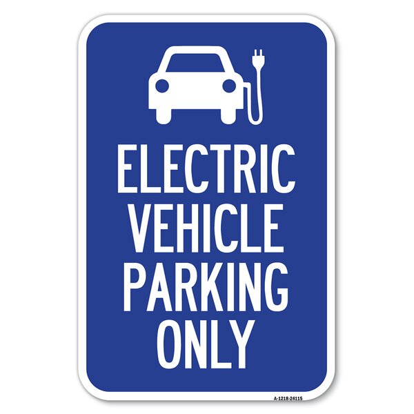 SignMission Electric Vehicle Parking Only (With Graphic)/24115 Wayfair